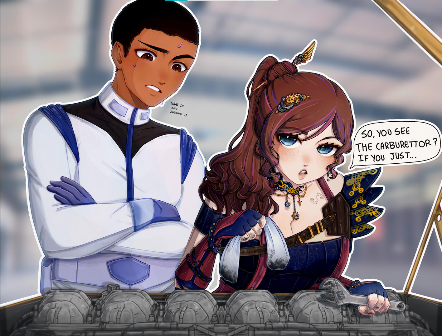 Half Body Cell Shaded